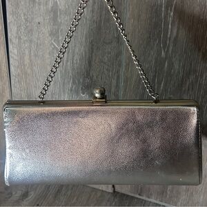 Vintage Elegant Silver Women's Clutch